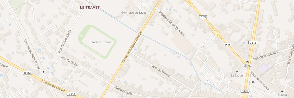 Plan du 50 Rue du Travet à Castres