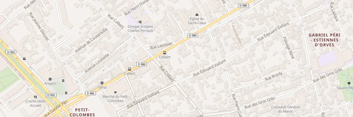 Plan du 421 Rue Gabriel Péri à Colombes