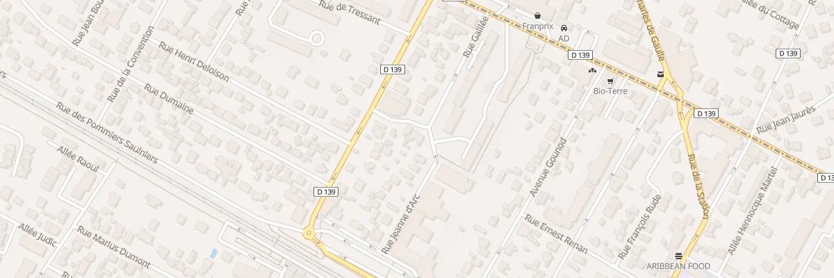 Plan du 4 Rue Galilée à Franconville
