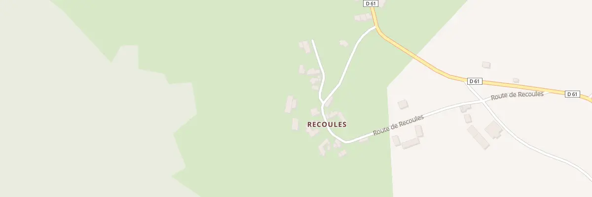 Plan du 5150 Recoules à Prévinquières