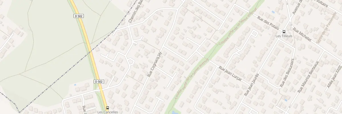 Plan du 3 Che Vert à Saint-Leu-la-Forêt