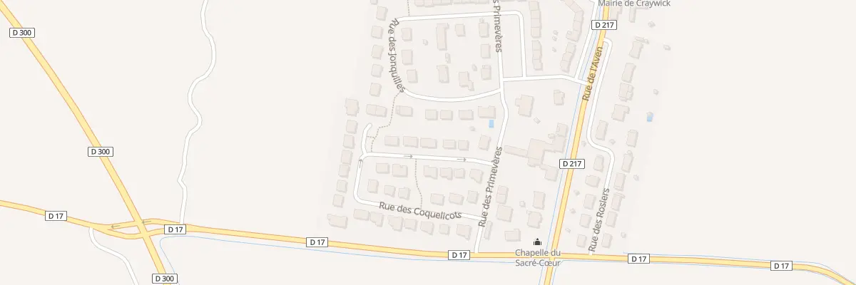 Plan du 27 Rue des Coquelicots à Craywick