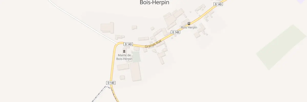 Plan du 33 Gr Grande Rue à Bois-Herpin