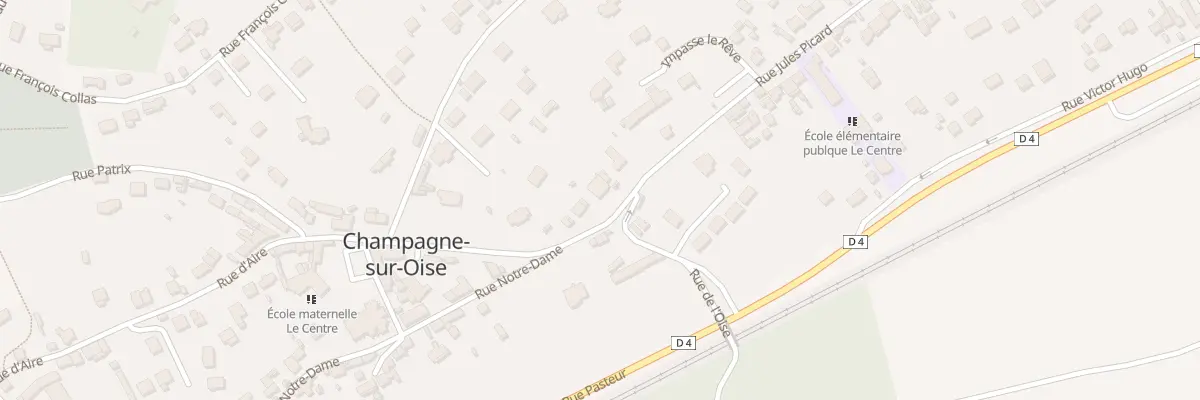 Plan du 54 Rue Jules Picard à Champagne-sur-Oise
