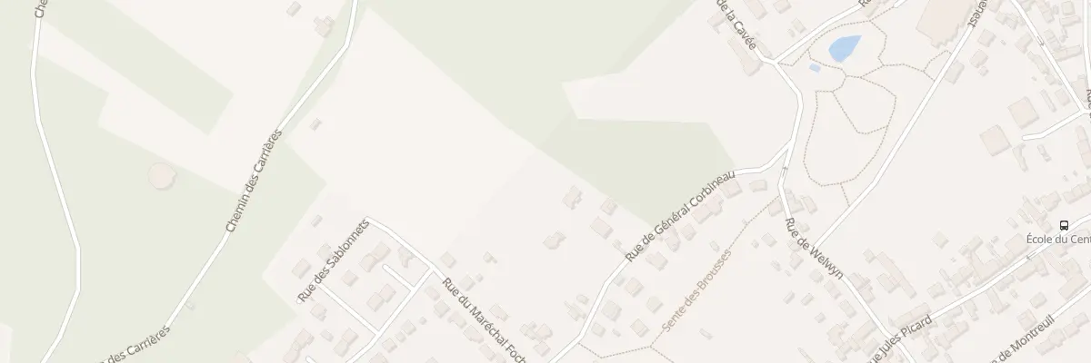 Plan du 43B Rue du Gal Corbineau à Champagne-sur-Oise