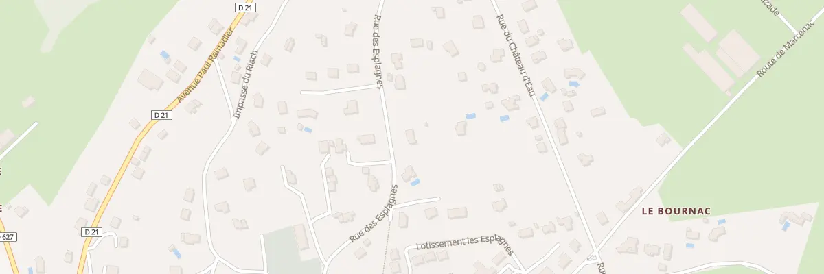 Plan du 340 Rue des Esplagnes à Livinhac-le-Haut