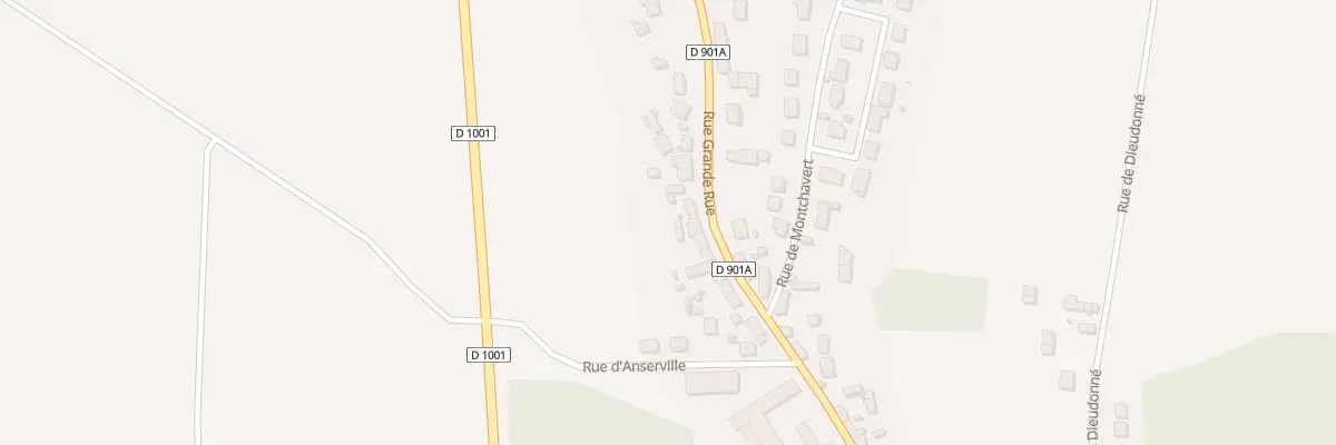 Plan du 75 Rue Grande Rue à Puiseux-le-Hauberger