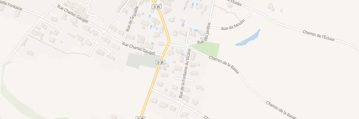 Plan du 15 Rue de la Fon du Vicaire à Villesèquelande