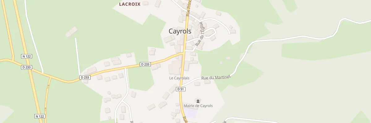 Plan du 4 Rue Principale à Cayrols