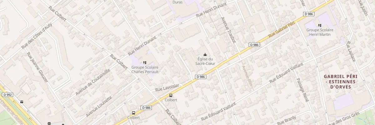 Plan du 374 Rue Gabriel Péri à Colombes