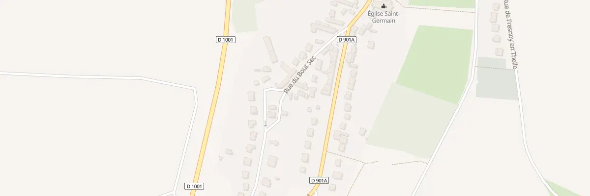 Plan du 5 Rue du Bout Sec à Puiseux-le-Hauberger