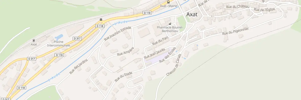 Plan du 4 Rue du Parc à Axat