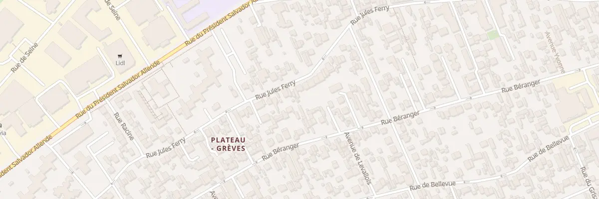 Plan du 115 Rue Jules Ferry à Colombes