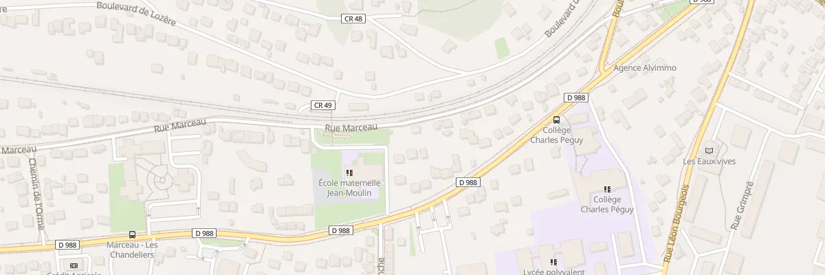 Plan du 35 Rue Marceau à Palaiseau