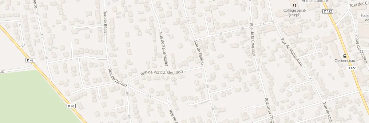 Plan du 6 Rue de Pont a Mousson à Argenteuil