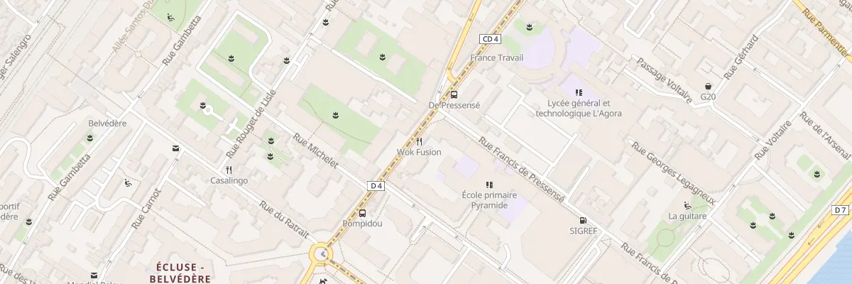 Plan du 100 Rue de Verdun à Puteaux