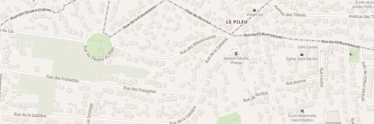 Plan du 11 Rue des Billancourtois à Palaiseau