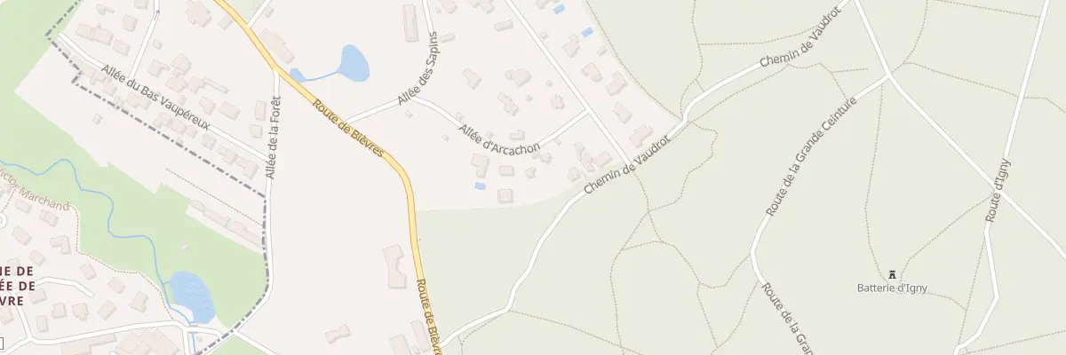 Plan du 10 Av d’Arcachon à Verrières-le-Buisson
