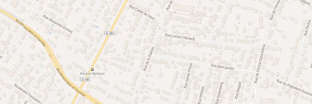 Plan du 1 Rue Jean Jaures à Franconville