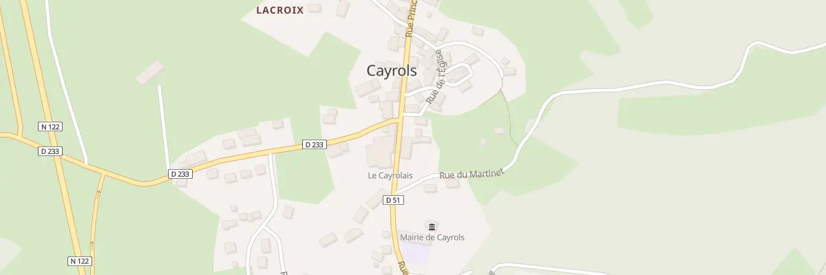 Plan du 4 Rue Principale à Cayrols