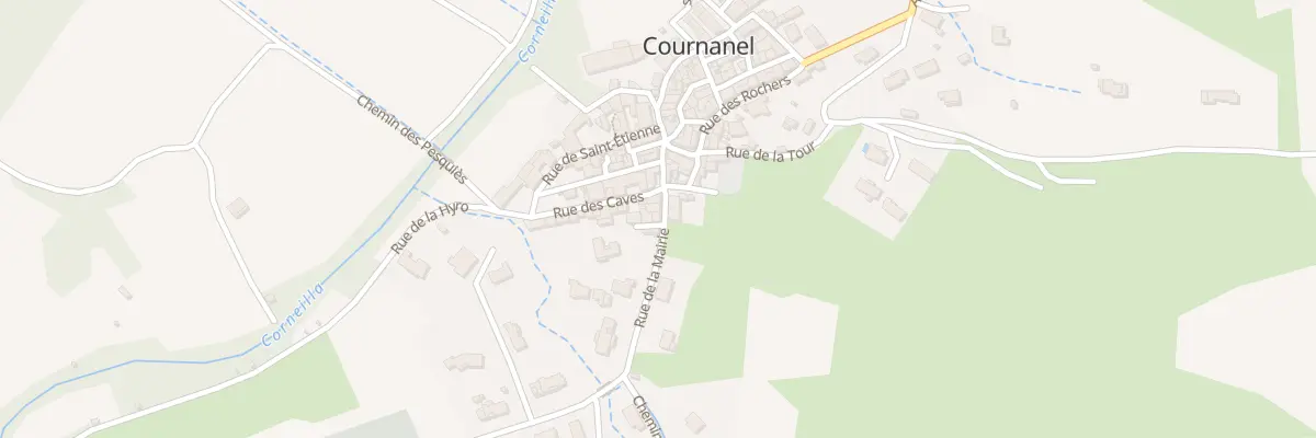 Plan du 11 Rue de la Mairie à Cournanel