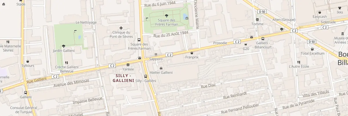 Plan du 187 Rue Gallieni à Boulogne-Billancourt