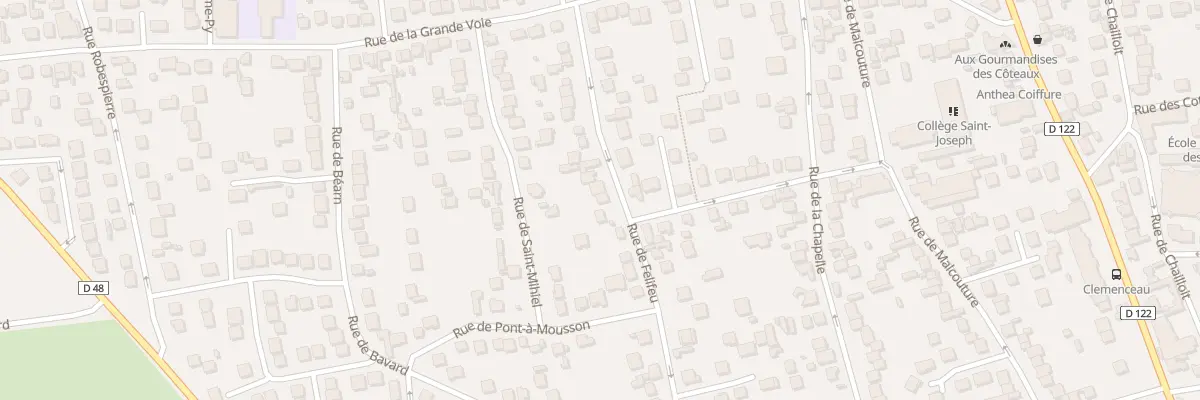 Plan du 93 Rue de Felifeu à Argenteuil