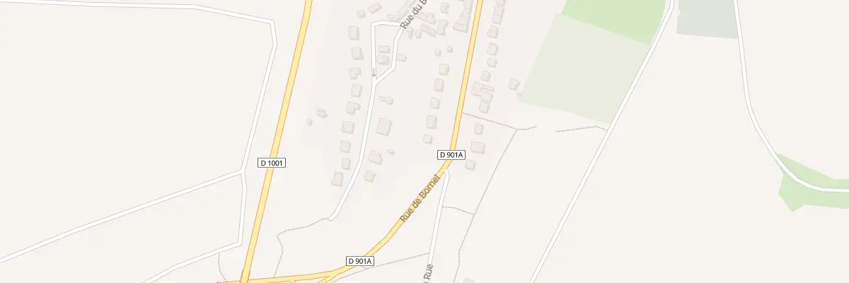 Plan du 2 Rue de Bornel à Puiseux-le-Hauberger