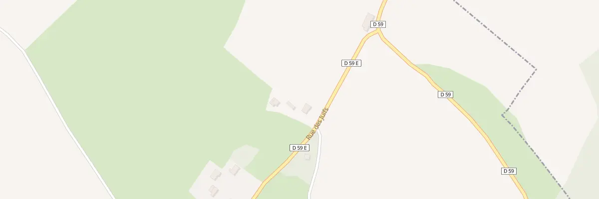 Plan du 20 Rue des Juifs à Boisbergues