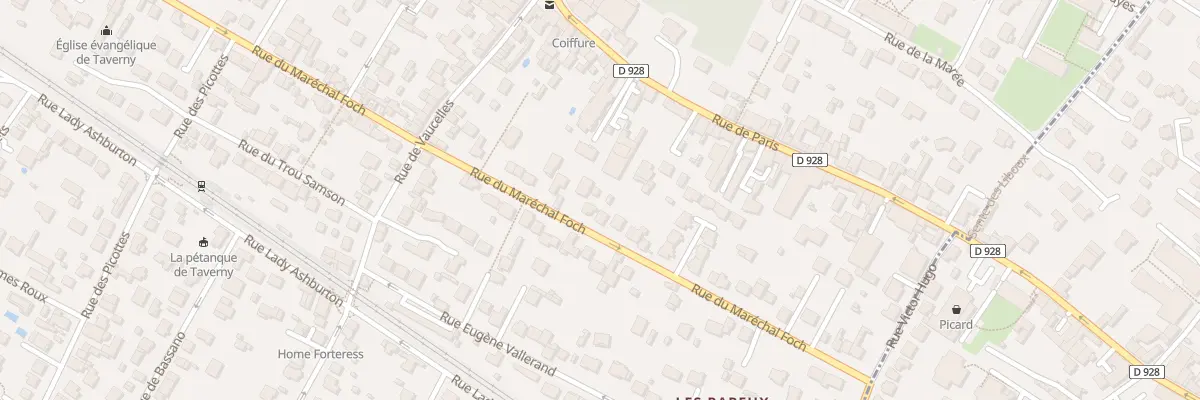 Plan du 44 Rue du Maréchal Foch à Taverny