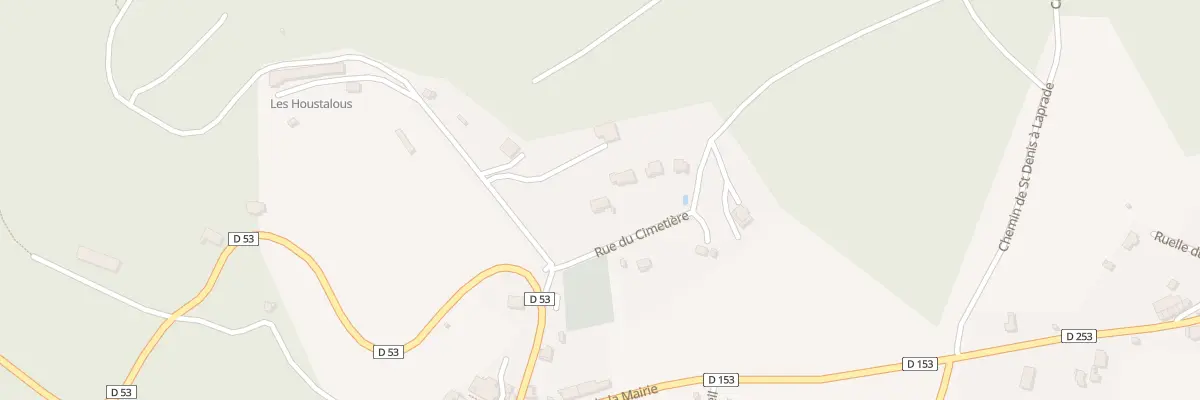 Plan du 8 Rue du Cimetière à Lacombe