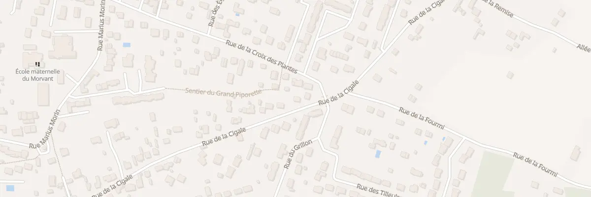 Plan du 57 Rue de la Cigale à Châteauneuf-sur-Loire