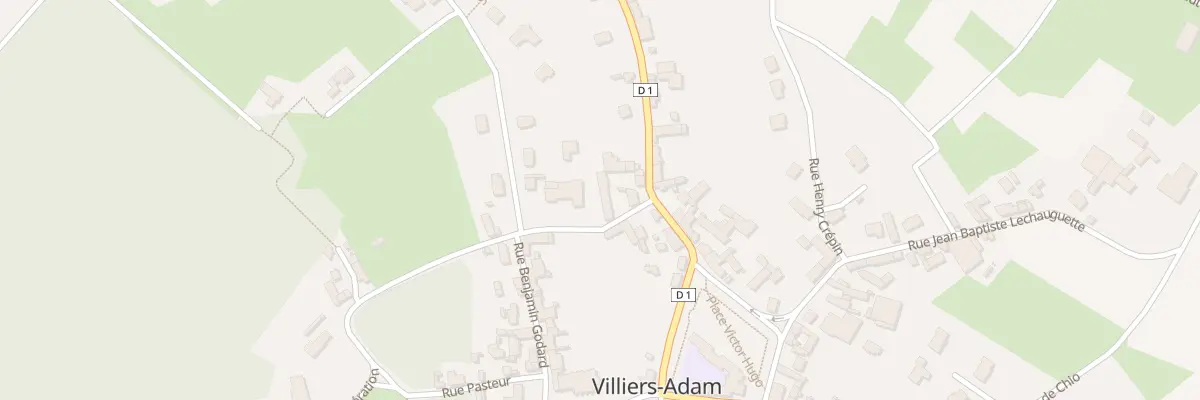 Plan du 1 Rue Carnot à Villiers-Adam