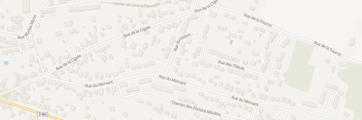 Plan du 10 Rue du Grillon à Châteauneuf-sur-Loire