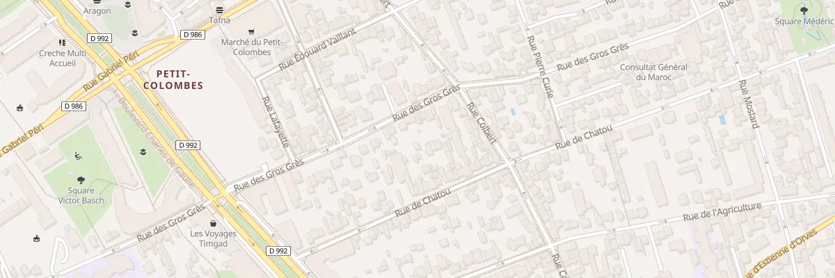 Plan du 147 Rue des Gros Grès à Colombes