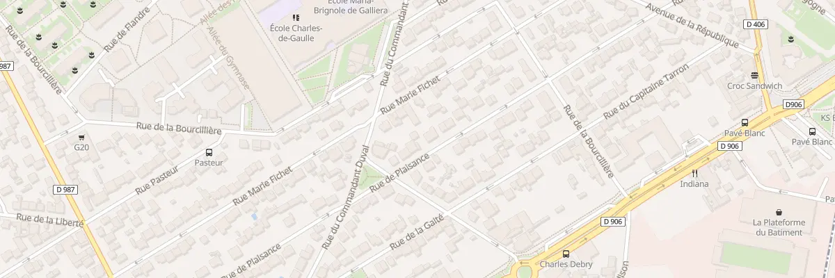 Plan du 30 Rue de Plaisance à Clamart