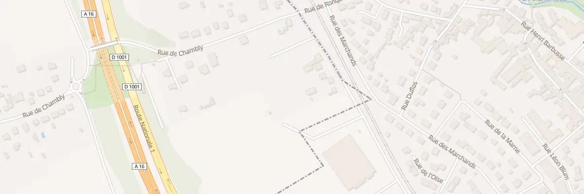 Plan du 126B Rue de la Gare à Ronquerolles