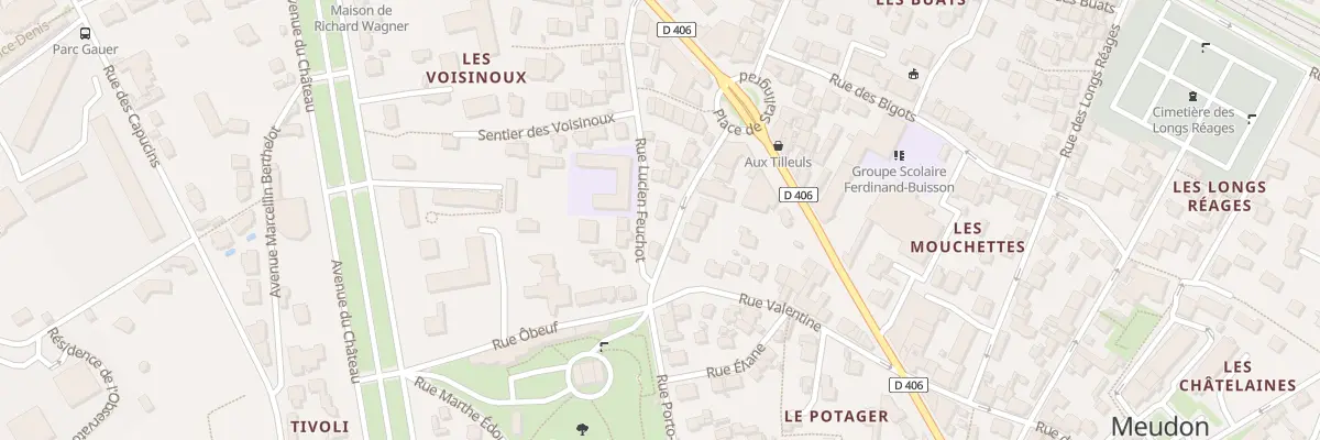 Plan du 19 Rue de Porto Riche à Meudon