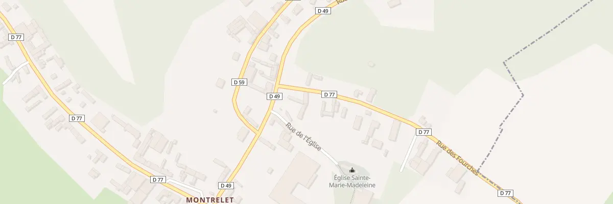 Plan du 2 Rue de Bonneville à Fieffes-Montrelet