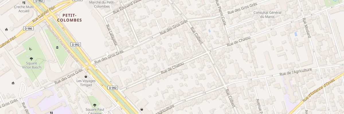 Plan du 138 Rue de Chatou à Colombes