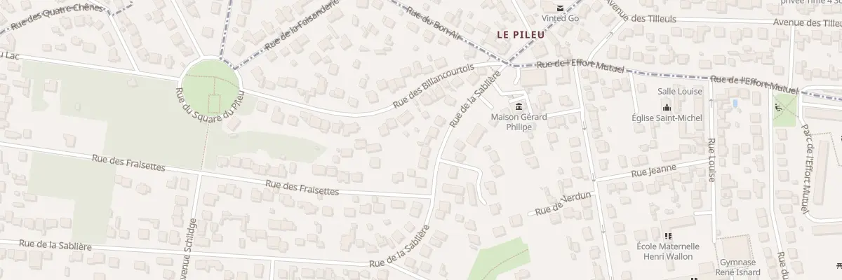 Plan du 22 Rue de la Sablière à Palaiseau