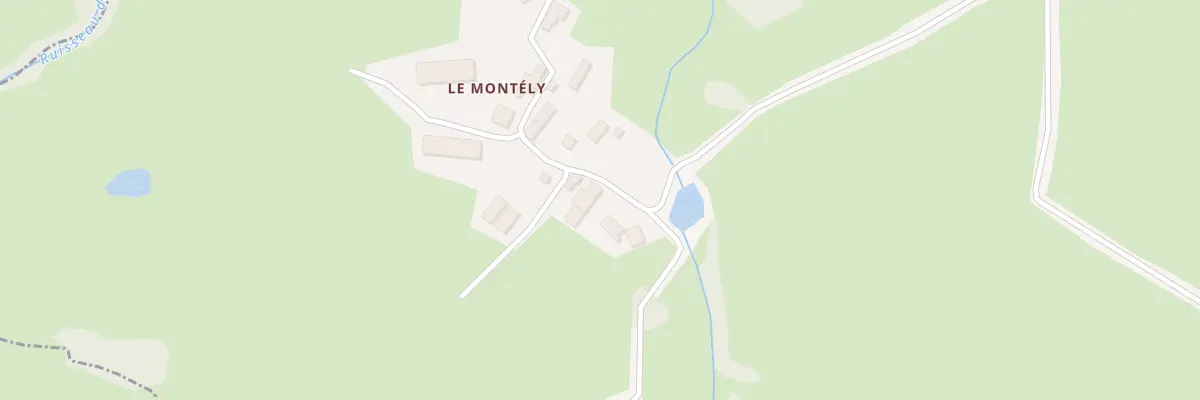 Plan du 2 Le Montely à Saint-Julien-le-Châtel
