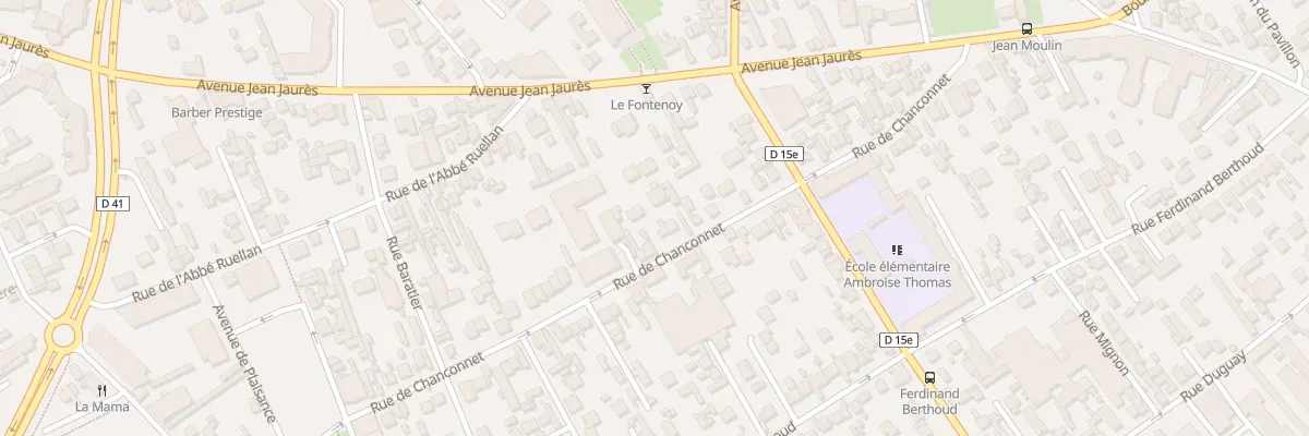 Plan du 50 Rue de Chanconnet à Argenteuil
