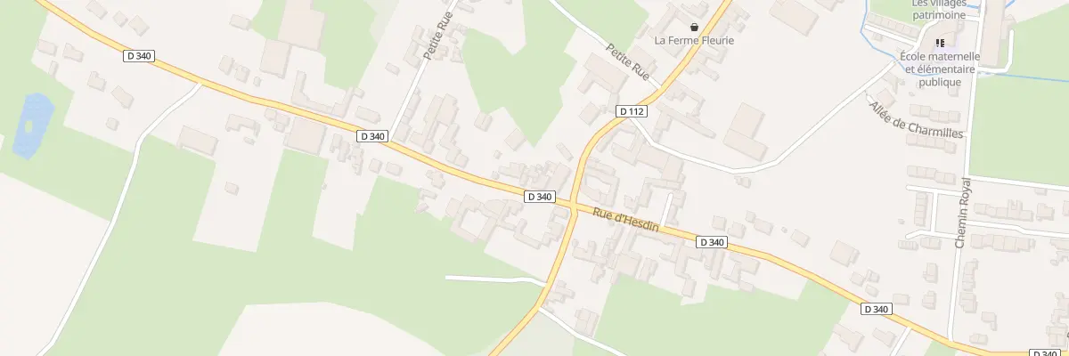 Plan du 4 Rue d’Hesdin à Boubers-sur-Canche