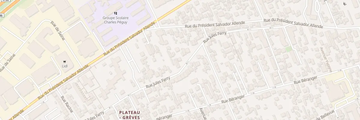 Plan du 76 Rue Jules Ferry à Colombes
