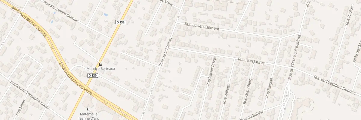 Plan du 6 Rue Jean Jaures à Franconville