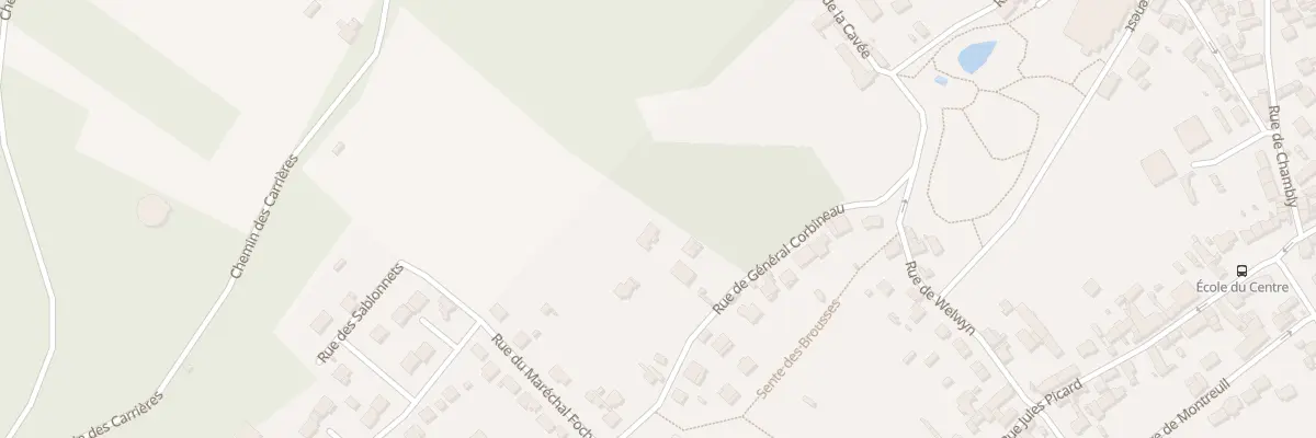 Plan du 45 Rue du Gal Corbineau à Champagne-sur-Oise