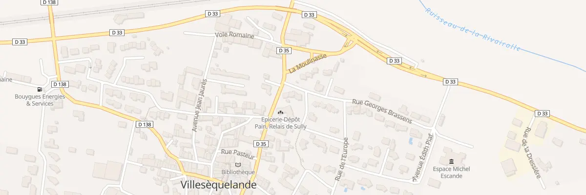 Plan du 4 Rue Georges Brassens à Villesèquelande