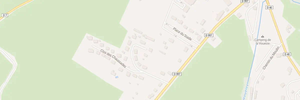 Plan du 12 Clos des Chaussades à Gouzon