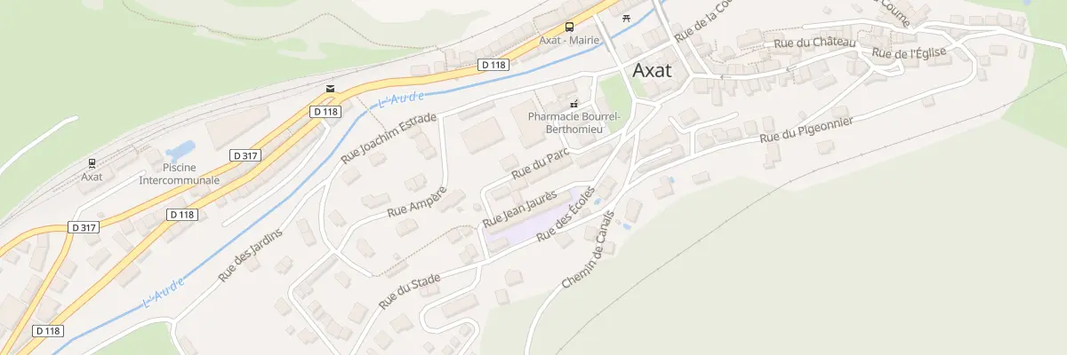 Plan du 10 Rue du Parc à Axat
